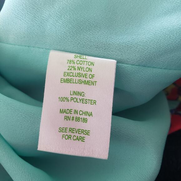 Lilly Pulitzer Lloyd Feeling Groovy Sleeveless Dress Size 4 - Picture 8 of 9